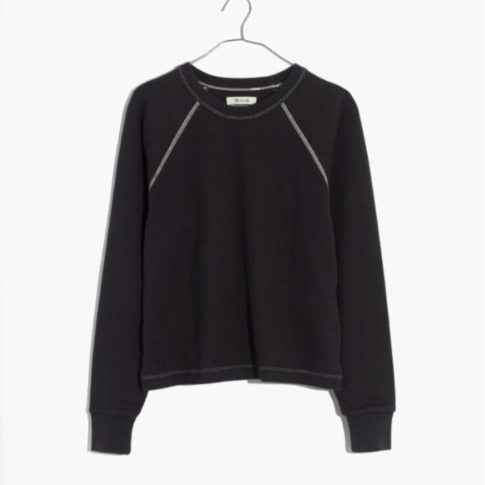 Madewell luxe raglan sweatshirt - Picture 3 of 9